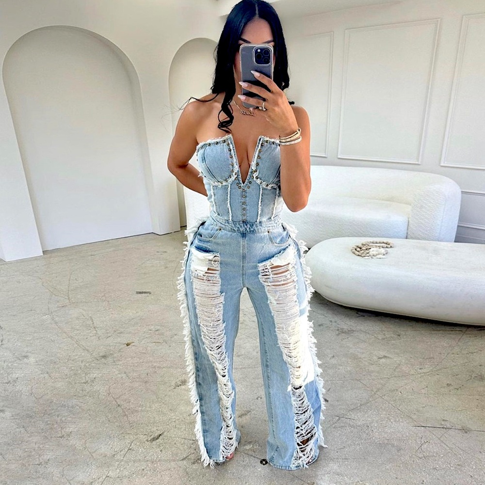 Denim Jumpsuit
